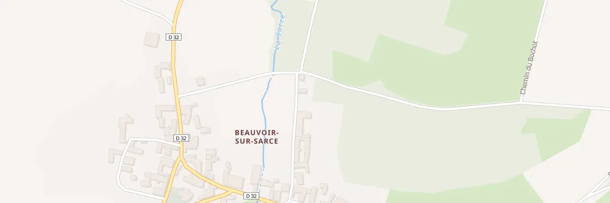 Plan du 16 Rue de Maleporce à Bragelogne-Beauvoir