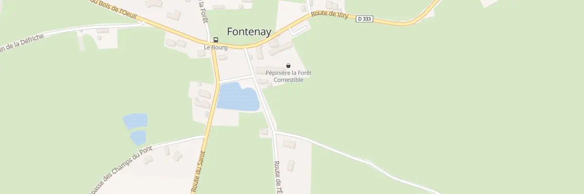 Plan du 55 Rte de l’Étang à Fontenay