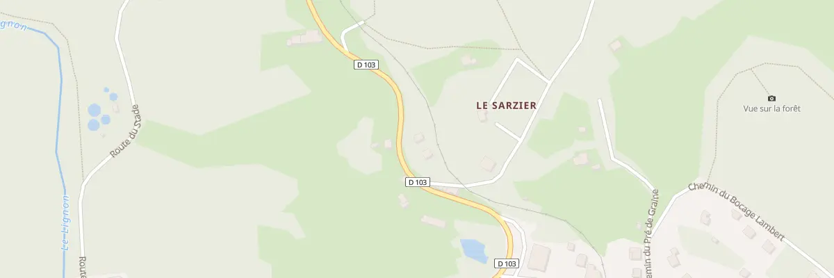 Plan du 74 Rte de Tence au Chambon-sur-Lignon