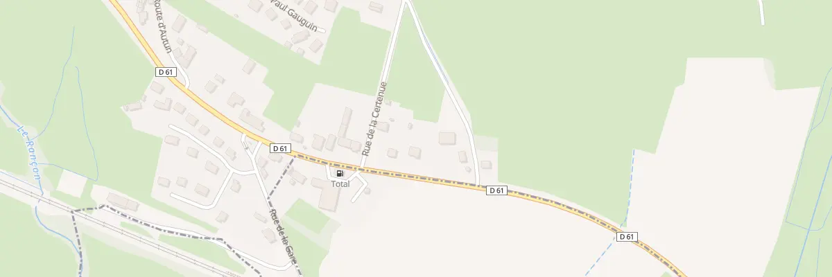 Plan du 16 Rte de Marmagne à Broye