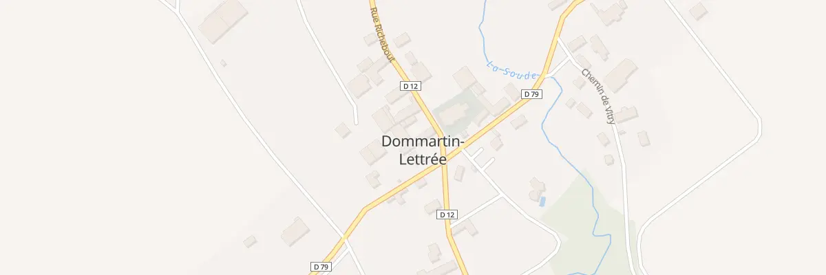 Plan du 1 Rue Richebout à Dommartin-Lettrée
