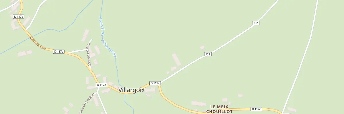 Plan du 4 Rte de Thomirey à Villargoix