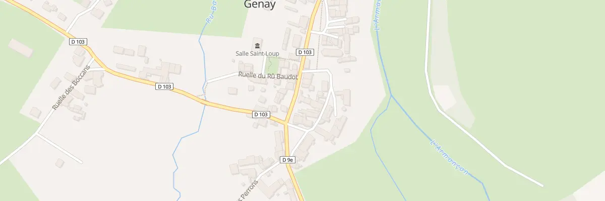 Plan du 4 Rue d’Armançon à Genay