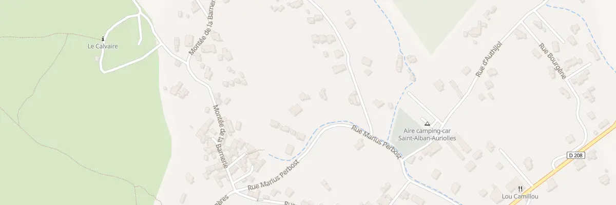 Plan du 340 Rue Marius Perbost à Saint-Alban-Auriolles
