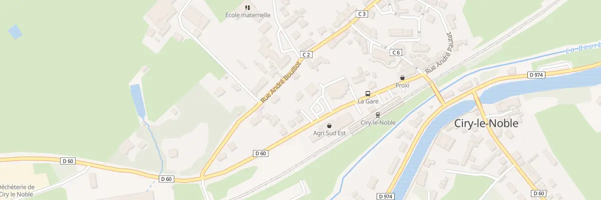 Plan du 8A Rue Benoit Lagrost à Ciry-le-Noble