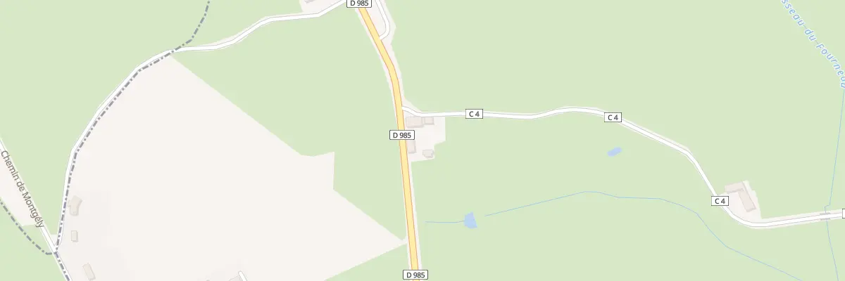 Plan du 1161 Rte du Fourneau à Curbigny