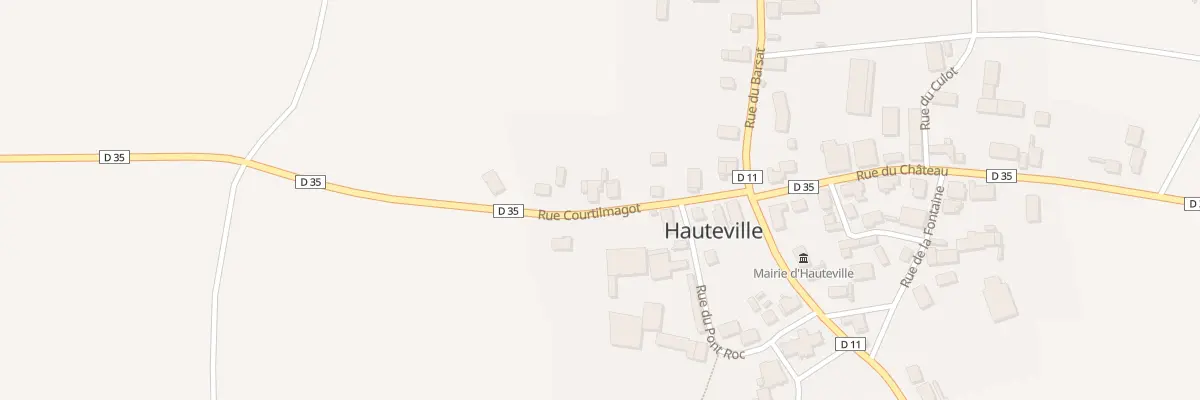 Plan du 7 Rue Courtilmagot à Hauteville
