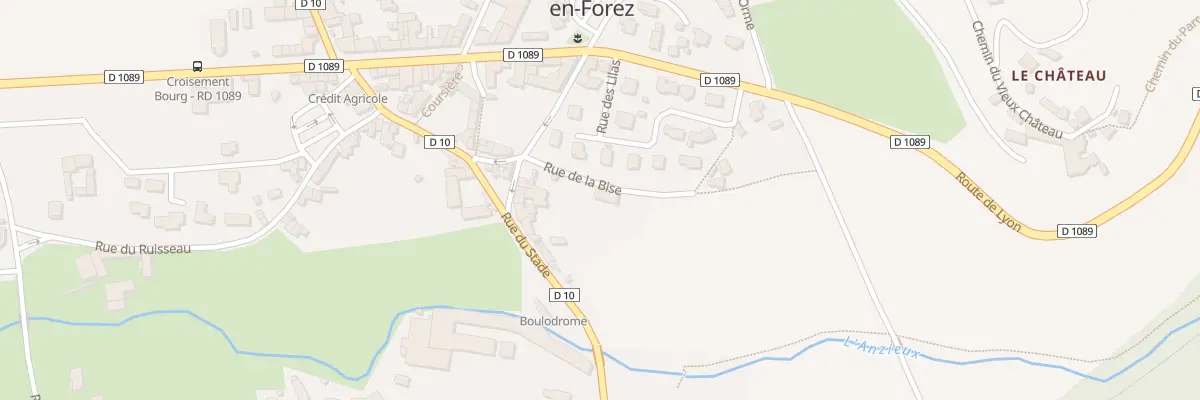 Plan du 94 Rue de la Bise à Bellegarde-en-Forez