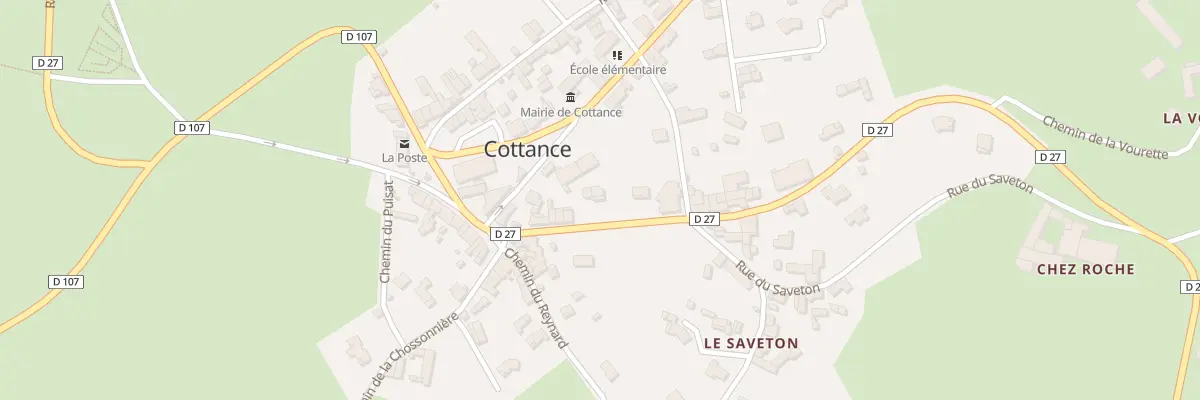 Plan du 179 Rte des Collines à Cottance