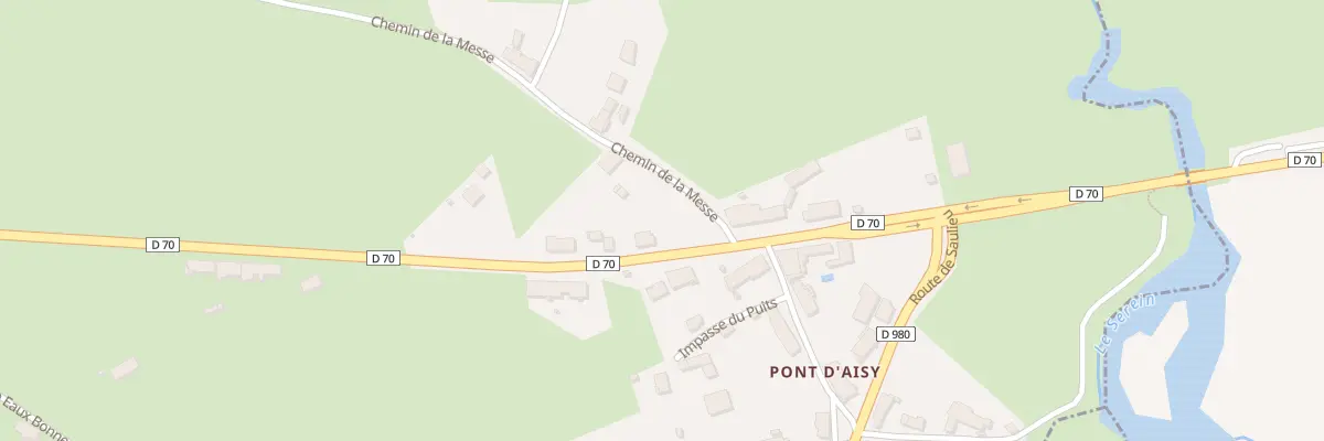 Plan du 8 Rte d’Avallon à Aisy-sous-Thil