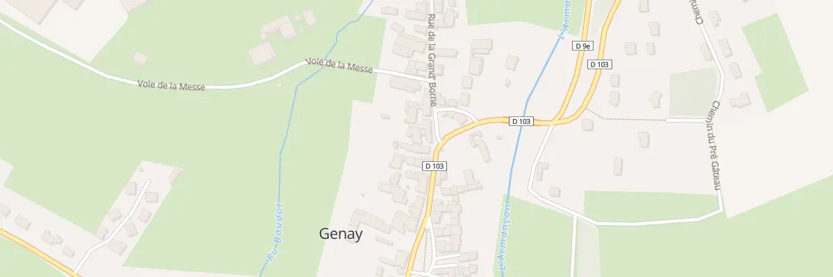Plan du 29 Rue d’Armançon à Genay