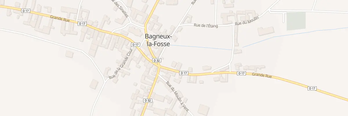 Plan du 2 Rue de la Cure à Bagneux-la-Fosse