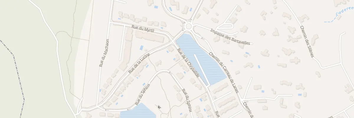 Plan du 427 Rue de la Chrysalide à Nîmes