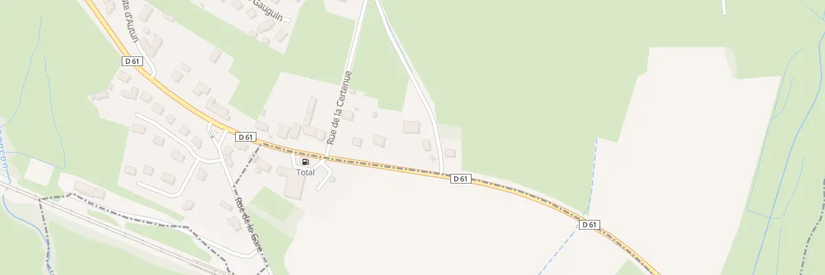 Plan du 18 Rte de Marmagne à Broye