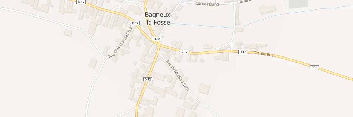 Plan du 42 Rue Grande Rue à Bagneux-la-Fosse