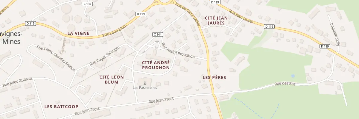 Plan du 1 Rue Marcel Sembat à Sanvignes-les-Mines