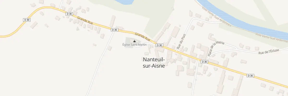Plan du 5020A Le Village à Nanteuil-sur-Aisne