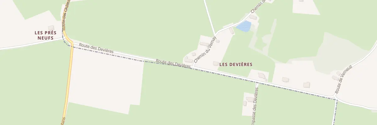 Plan du 5068 Les Devieres à Marcilly-la-Gueurce