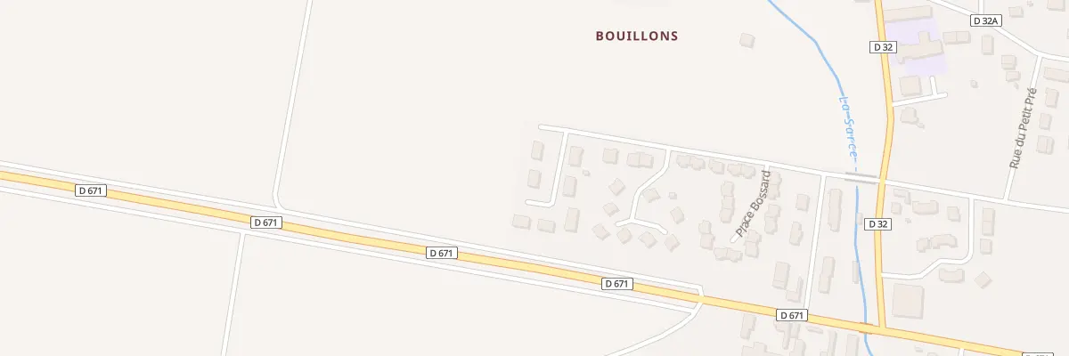 Plan du 2 Pl Piece Roze à Virey-sous-Bar