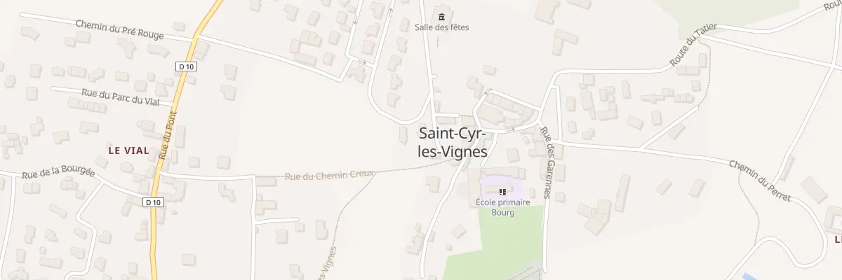 Plan du 136A Rue de la Montee du Bourg à Saint-Cyr-les-Vignes