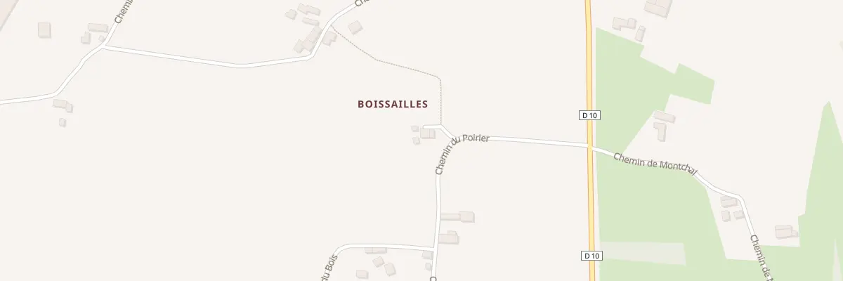 Plan du 174 Che du Poirier à Valeille