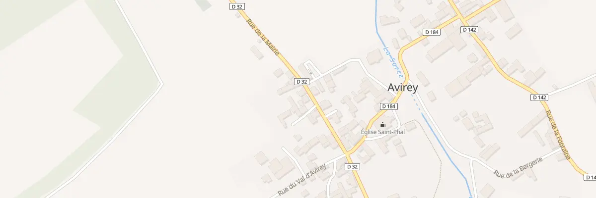 Plan du 9 Rue de la Mairie à Avirey-Lingey