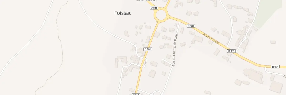 Plan du 50 Rue de la Liberte à Foissac