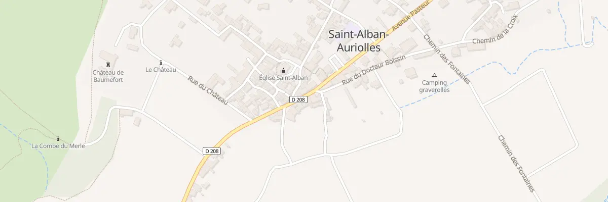 Plan du 10 Av Pasteur à Saint-Alban-Auriolles