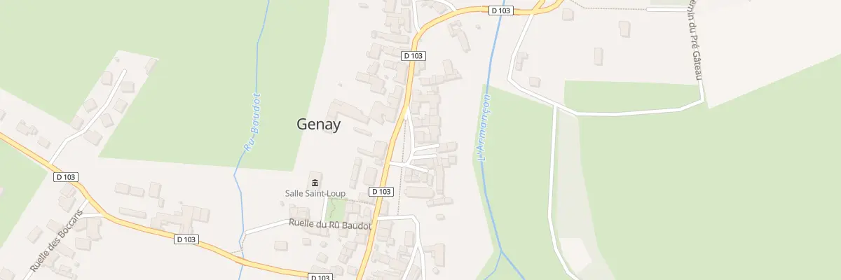 Plan du 18 Crs des Tilleuls à Genay