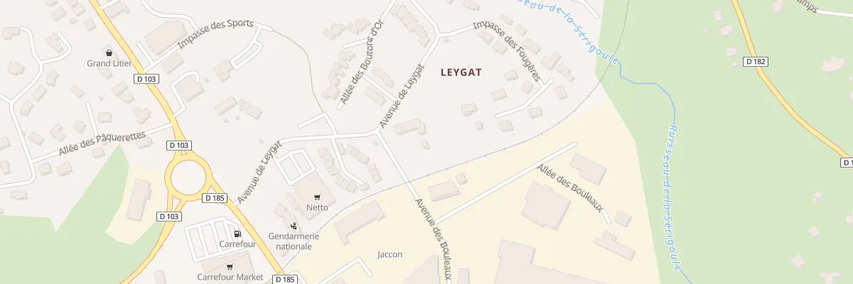 Plan du 6059 Leygat à Tence