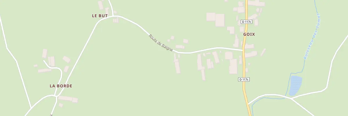 Plan du 8 Rte de Baigne à Villargoix