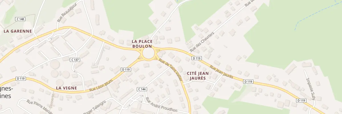 Plan du 38 Rue Jean Jaurès à Sanvignes-les-Mines
