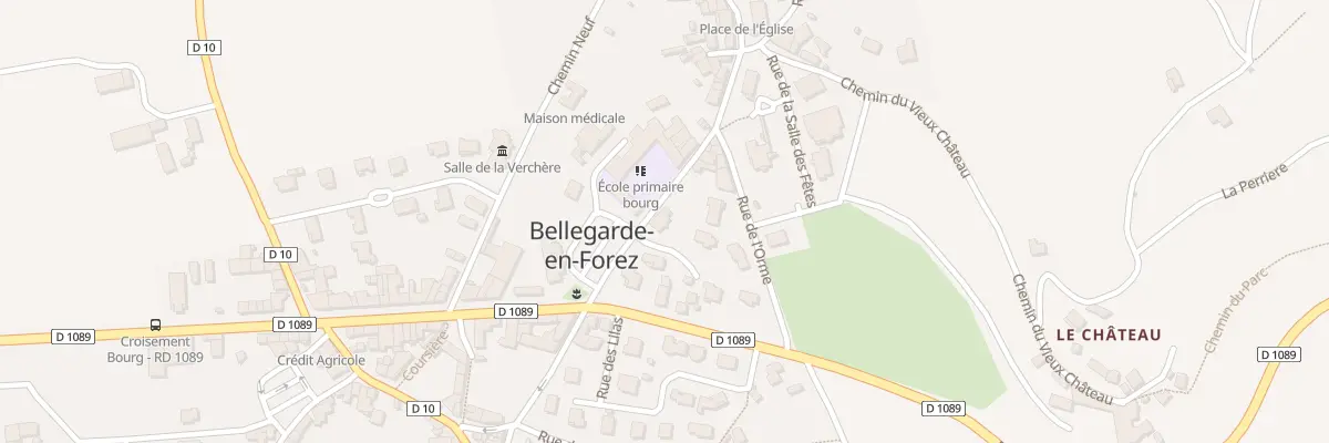 Plan du 5005 La Farge à Bellegarde-en-Forez
