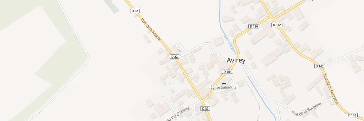 Plan du 12 Rue de la Mairie à Avirey-Lingey