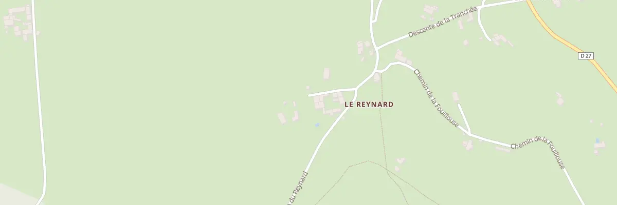 Plan du 898 Che du Reynard à Cottance