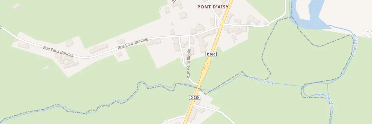 Plan du 2 Rue de la Rigole à Aisy-sous-Thil