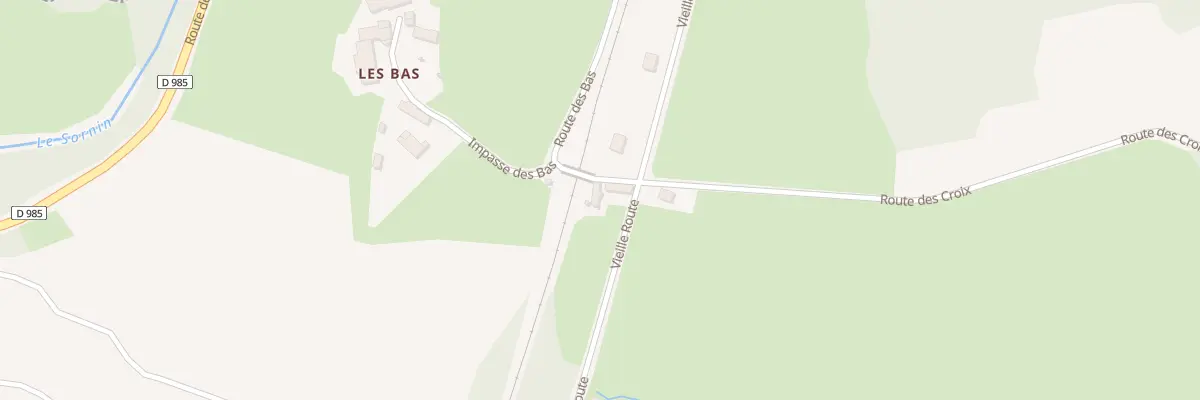 Plan du 5024 Les Bas à La Chapelle-sous-Dun