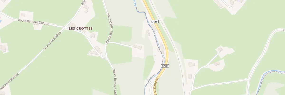 Plan du 5046 Les Crottes à Baudemont