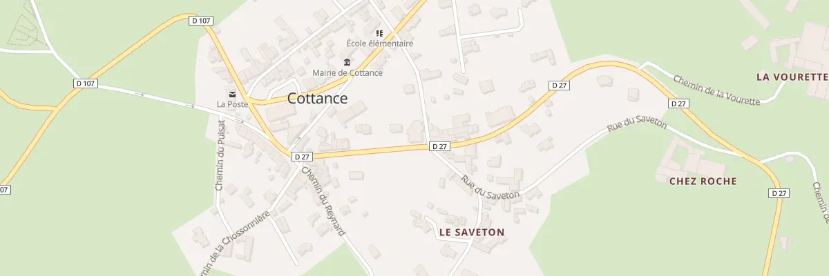 Plan du 235 Rte des Collines à Cottance