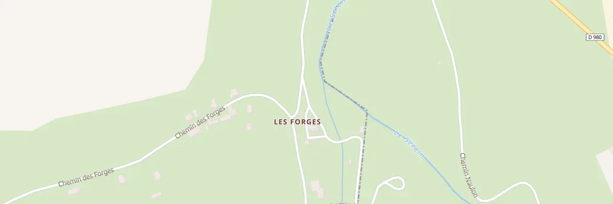 Plan du 9 Che des Forges à Aisy-sous-Thil