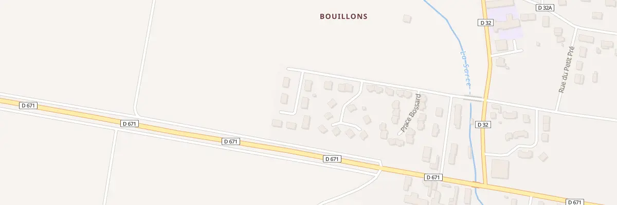 Plan du 6 Pl Piece Roze à Virey-sous-Bar