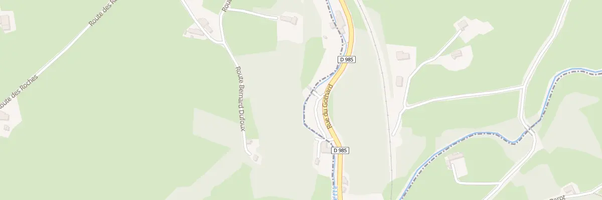 Plan du 9 Rte de Gothard à Baudemont