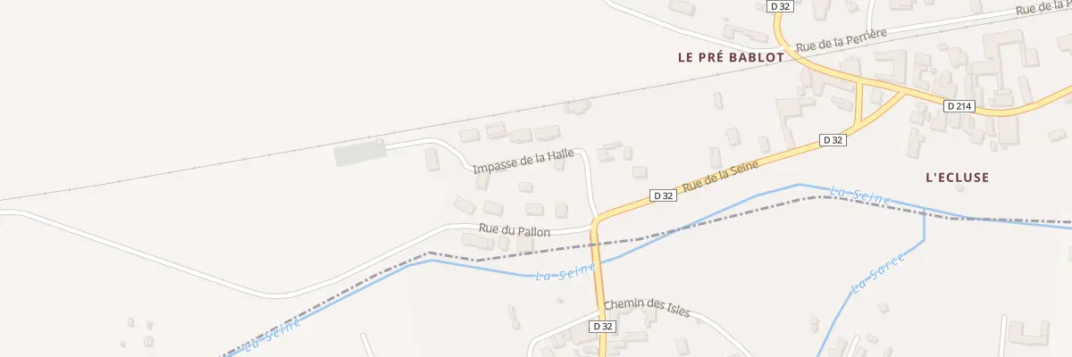 Plan du 1 Imp de la Halle à Courtenot