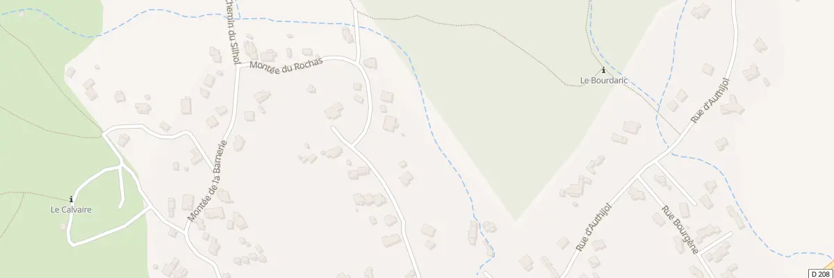 Plan du 290 Mte du Rochas à Saint-Alban-Auriolles