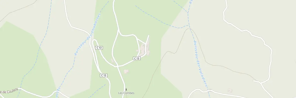 Plan du 5110 Les Combes à Chassiers