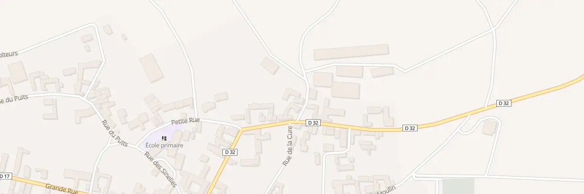 Plan du 3 Rue de la Petite Beauchaille à Bagneux-la-Fosse