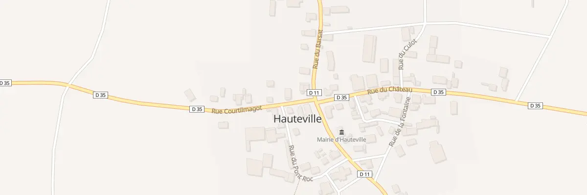 Plan du 1 Rue Courtilmagot à Hauteville