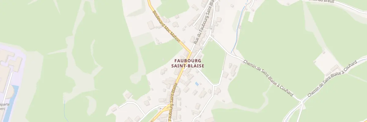 Plan du 16 Rue du Fbg Saint Blaise à Autun