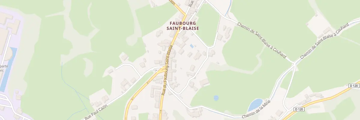 Plan du 39 Rue du Fbg Saint Blaise à Autun