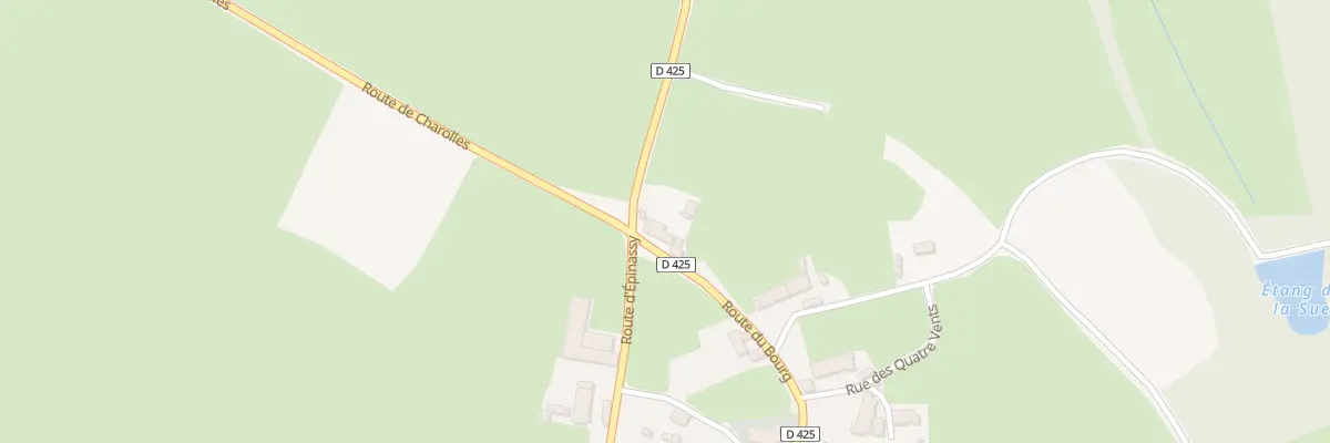 Plan du 15 Rte du Bourg à Marcilly-la-Gueurce